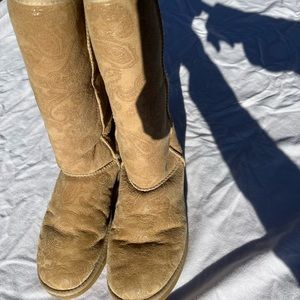 UGGs Chestnut MidCalf Fur Lined Boots
